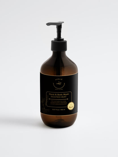 Hand & Body Wash, Rooted Heat